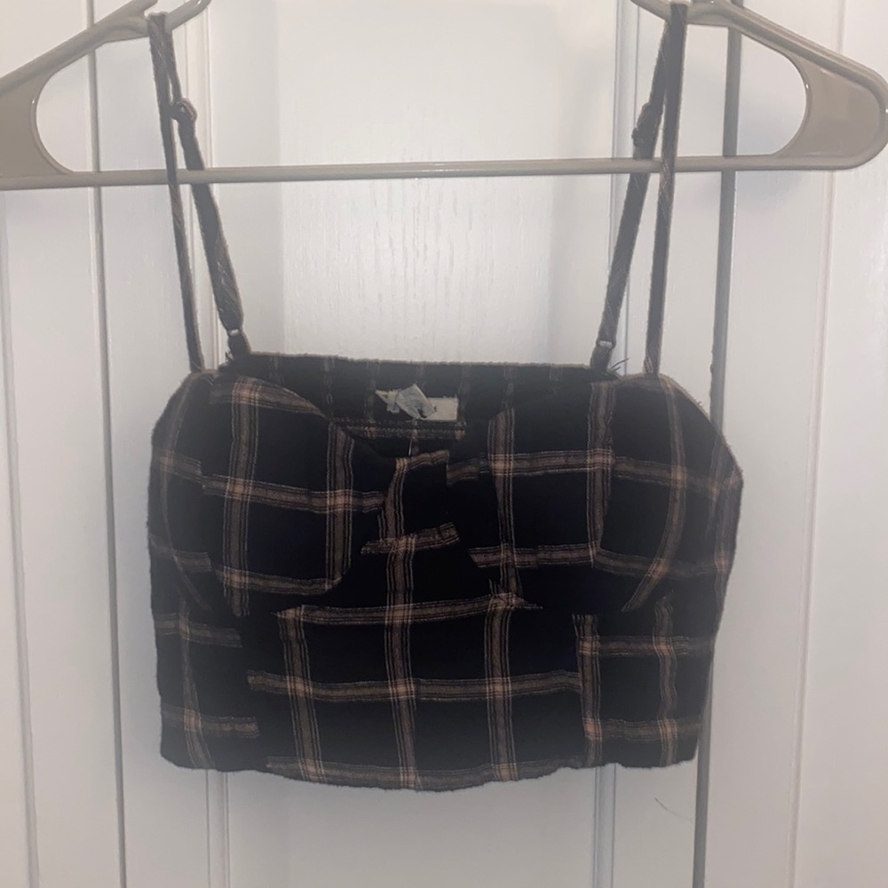 American eagle plaid tank top. New & unused with tags